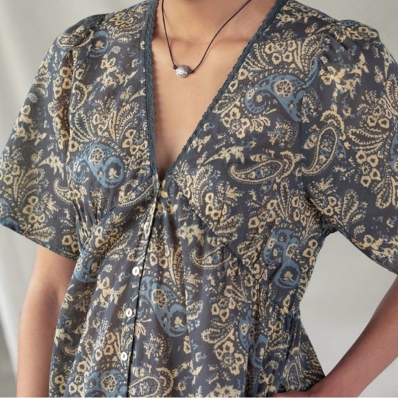 Sundance | Daybreak Jumpsuit in Vintage Paisley | Petite Small - Picture 3 of 7